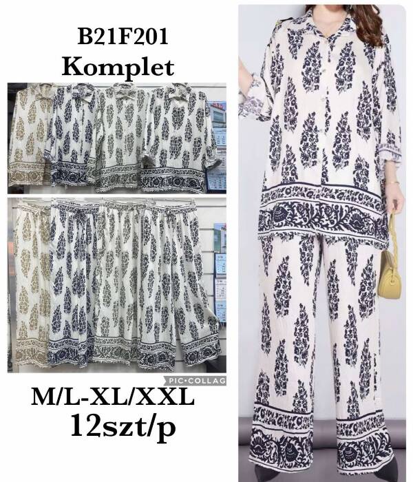 Komplet damskie Roz M/L-XL/2XL, Mix Kolor Paczka 12 szt